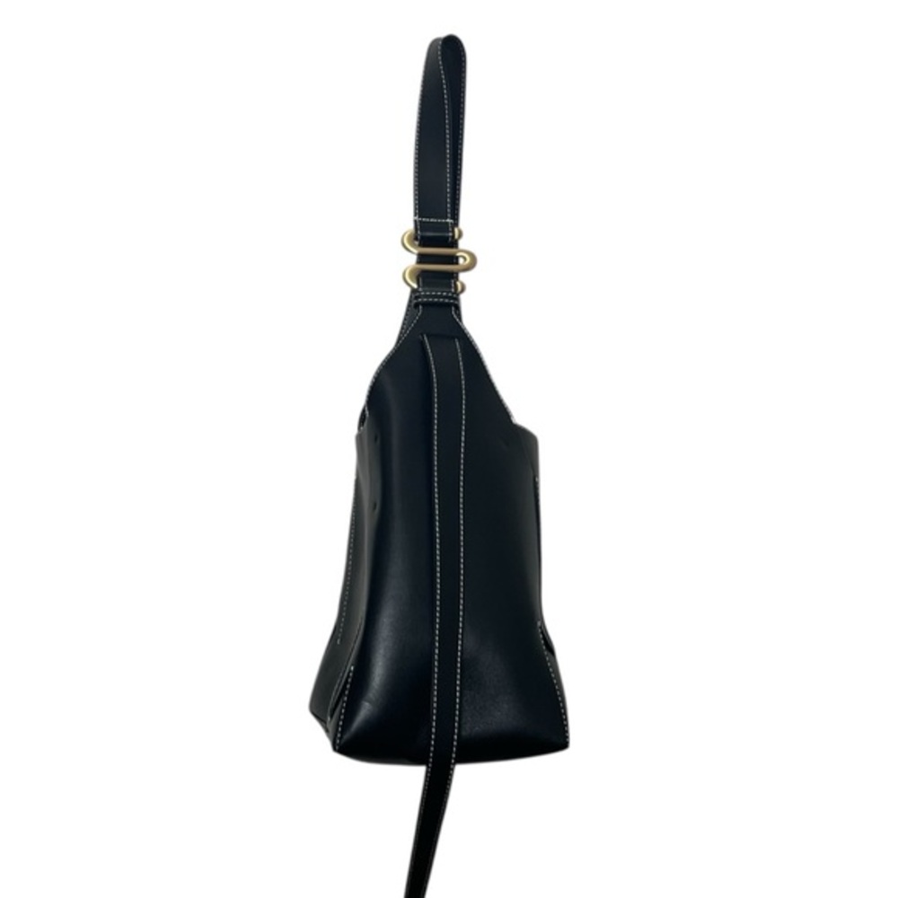 Cult Gaia Simona Bag Women’s‎ Black Leather Shoulder Purse Modern - Picture 4 of 15